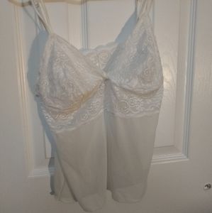 Bralette with attached slip
